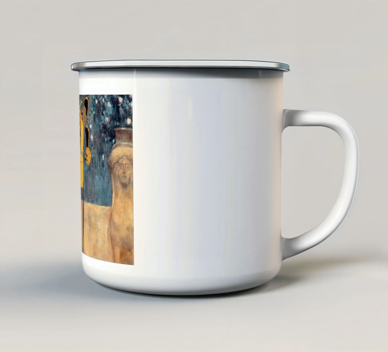 Gustav Klimt tazza in smalto da Kristian