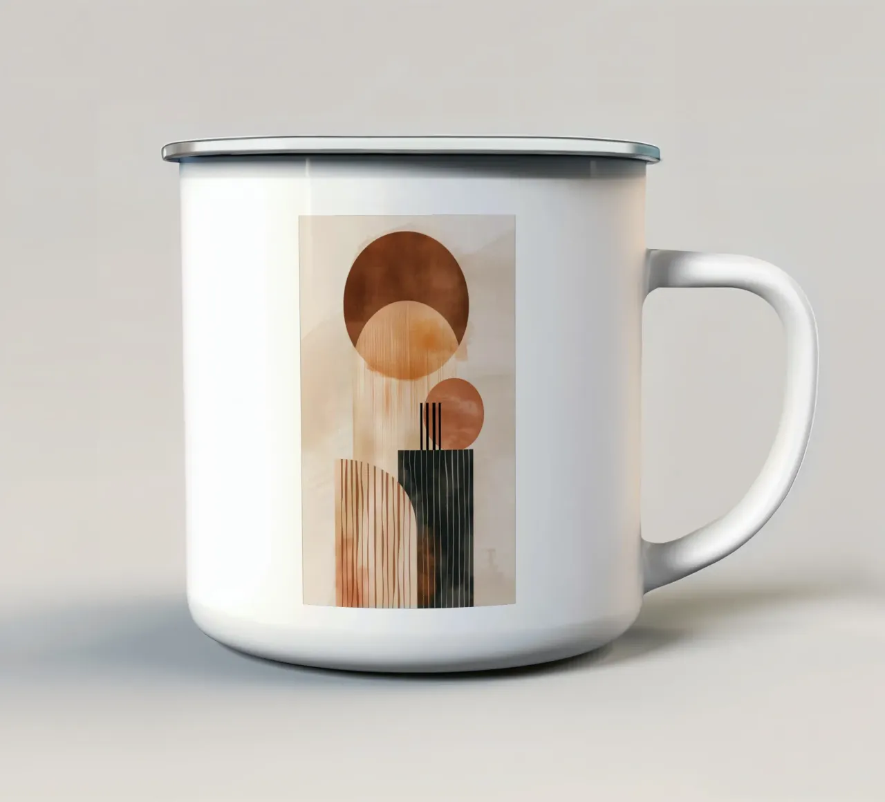 Arte da parete di Imagine tazza in smalto da Imagine