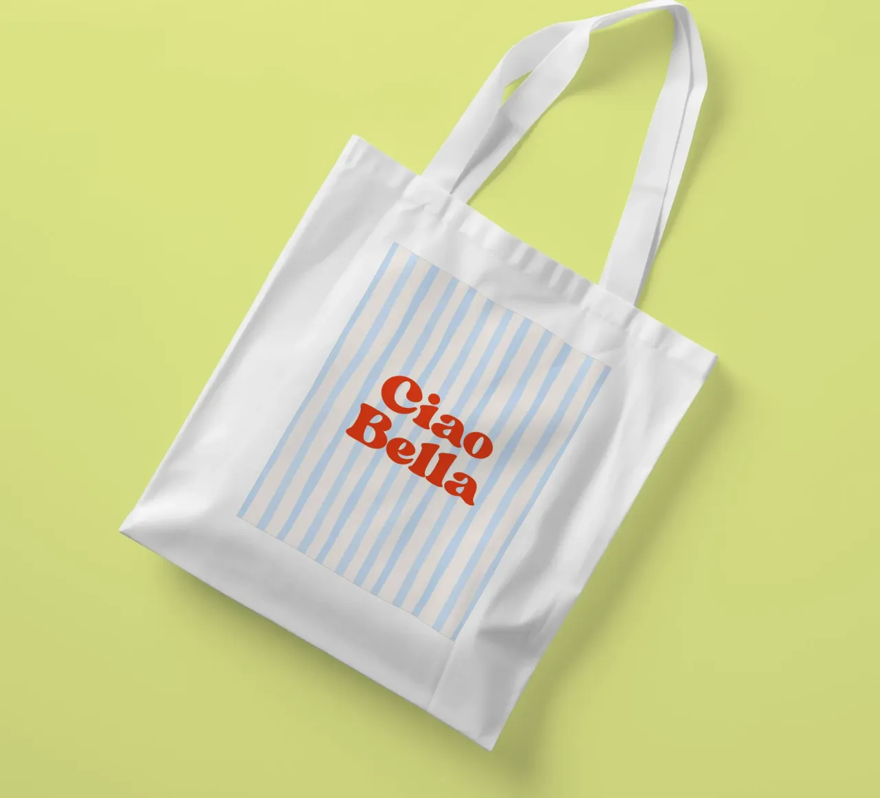 Ciao Bella borsa in juta da IamHomeStudio