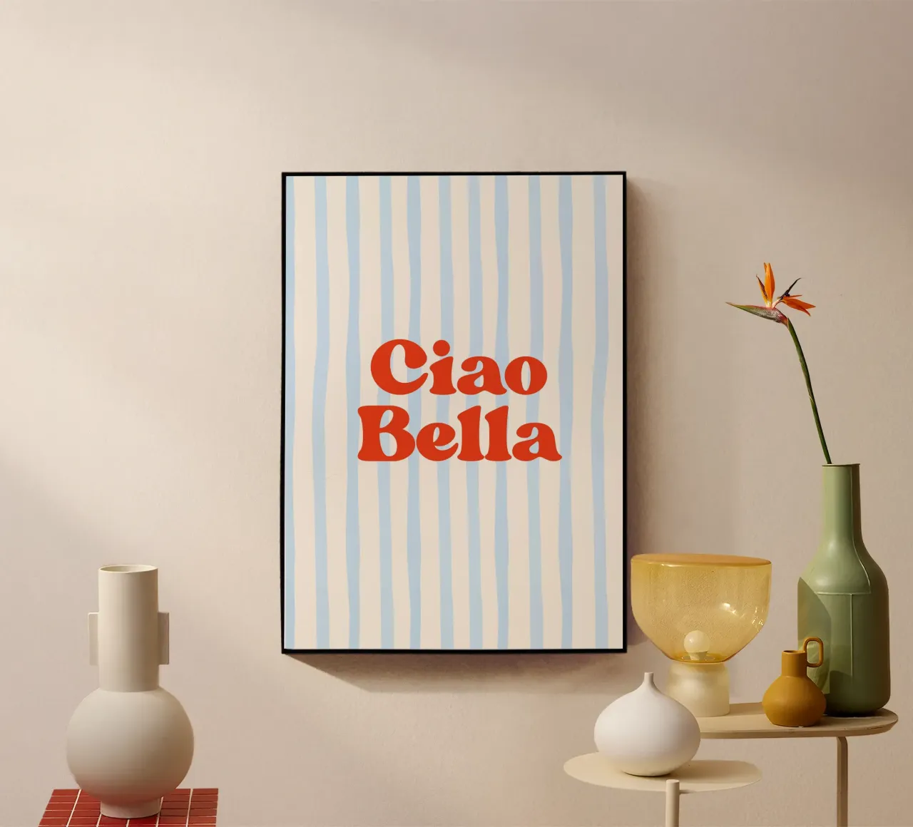 Ciao Bella metacrilato de IamHomeStudio