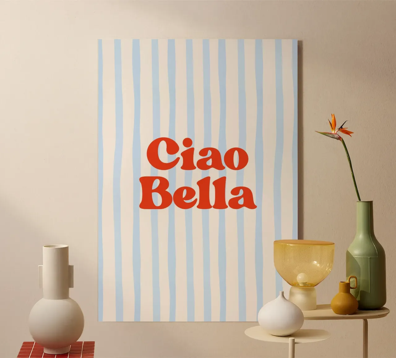 Ciao Bella plexiglass da IamHomeStudio