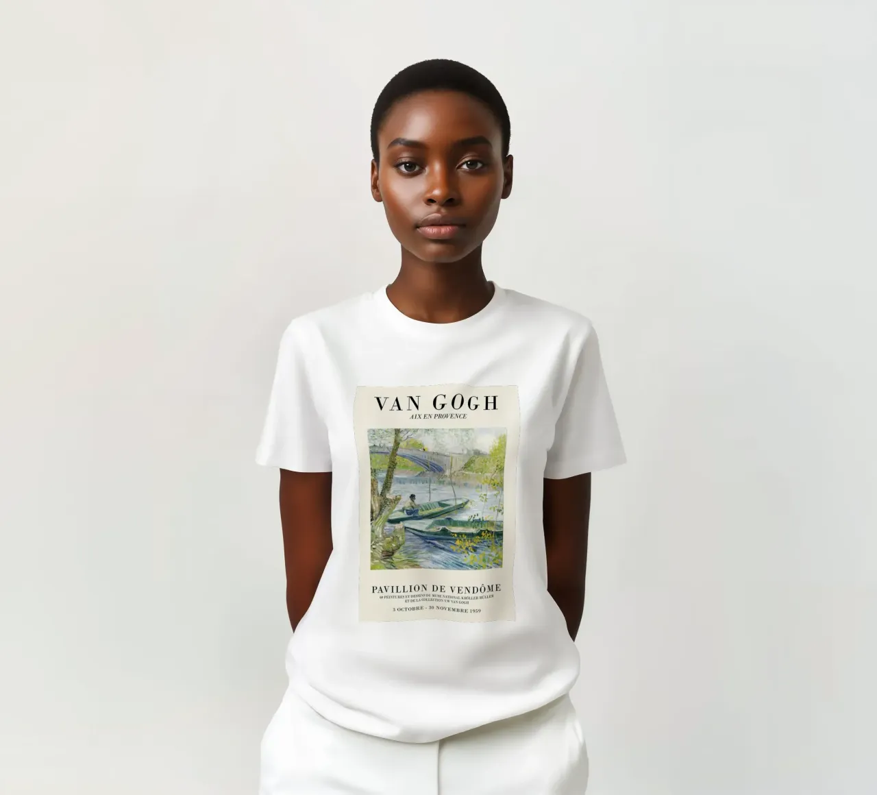 un pescatore su una barca t-shirt da Piper Shop Oke