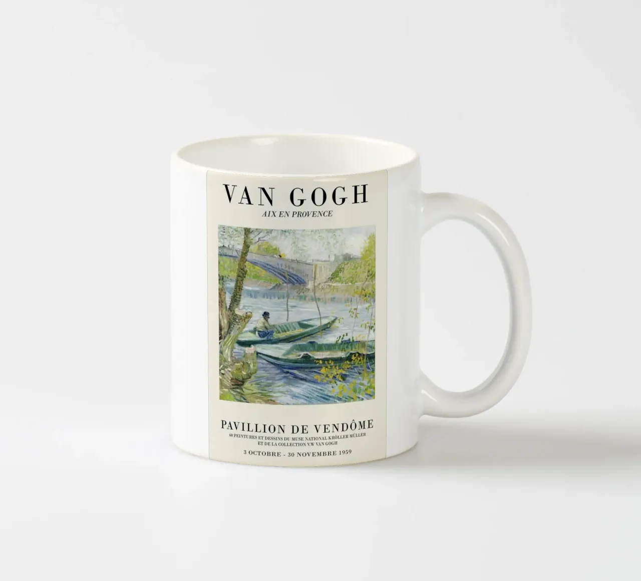 un pescatore su una barca tazza in ceramica da Piper Shop Oke
