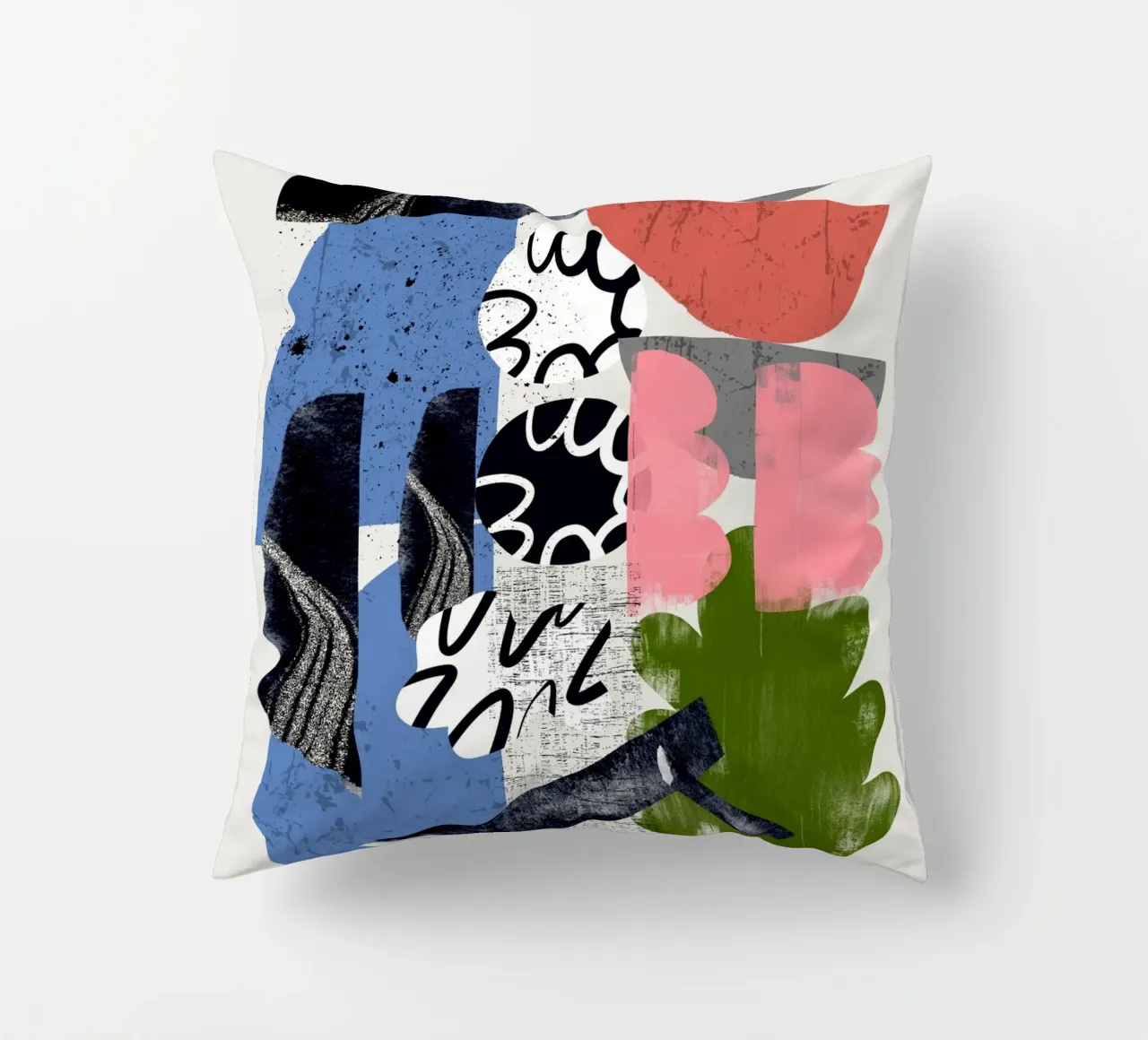 Collage di forme 05 cuscino da Little Dean