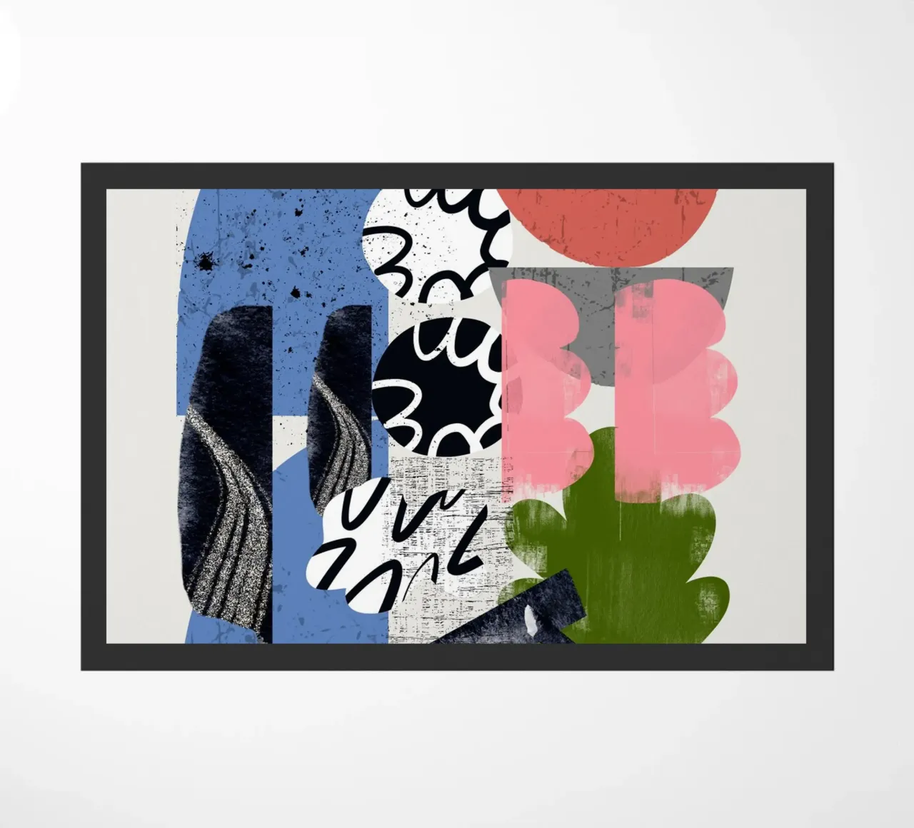 Collage di forme 05 zerbino da Little Dean