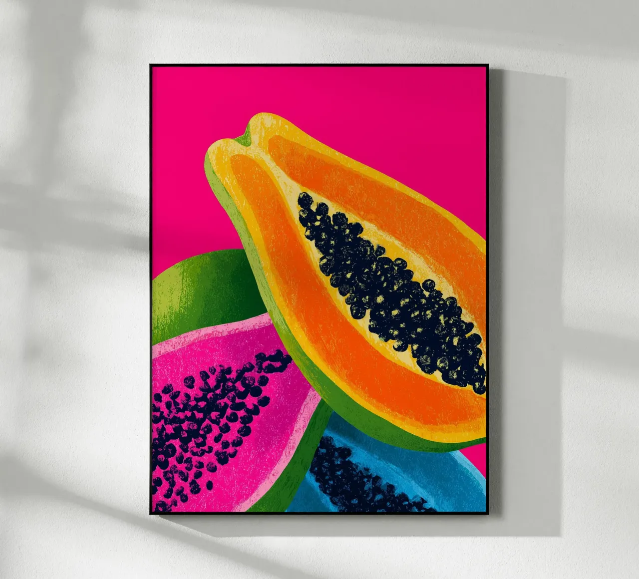 Papayes pop art plexiglass da Spice & Style