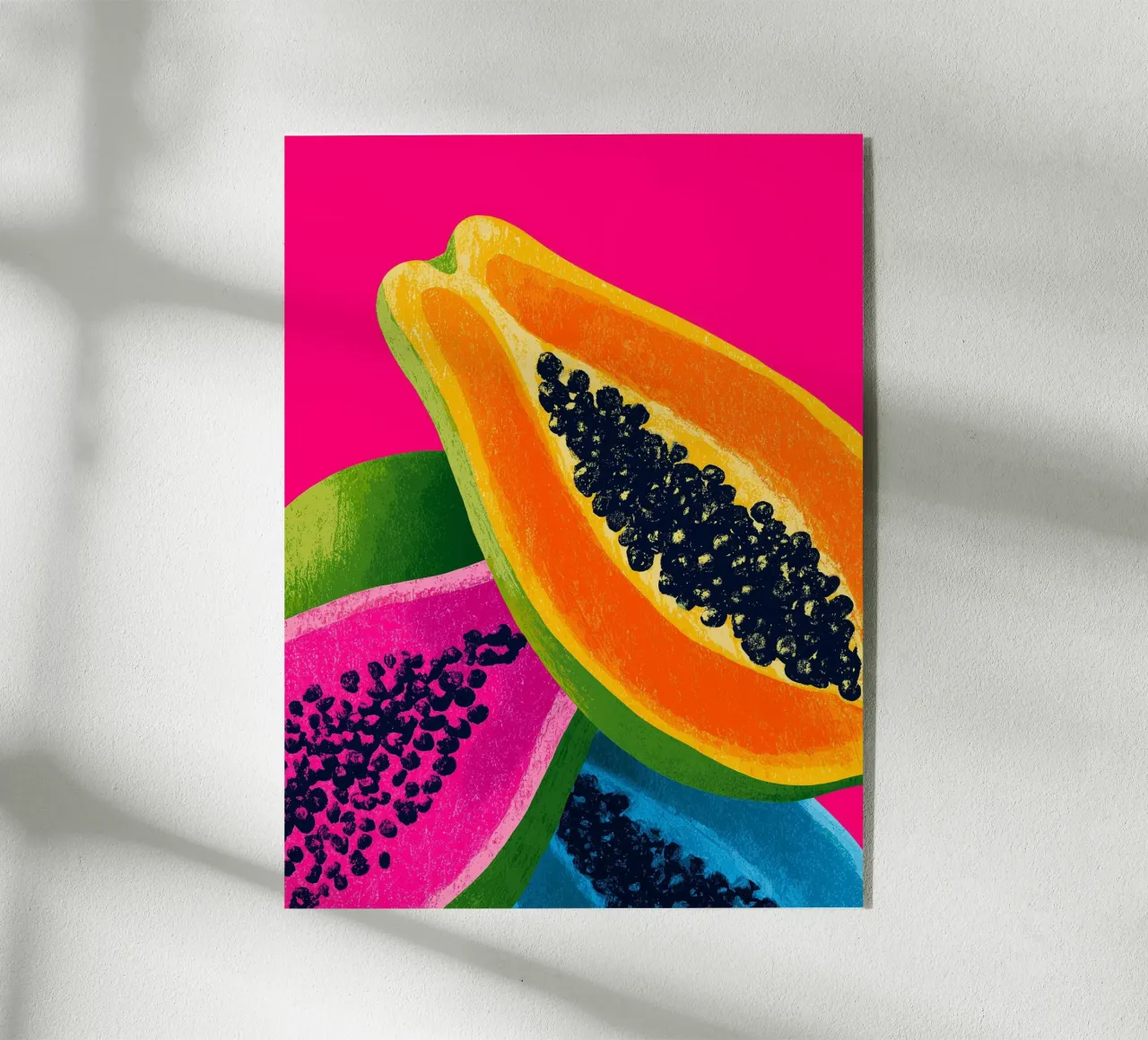 Papayes pop art plexiglass da Spice & Style