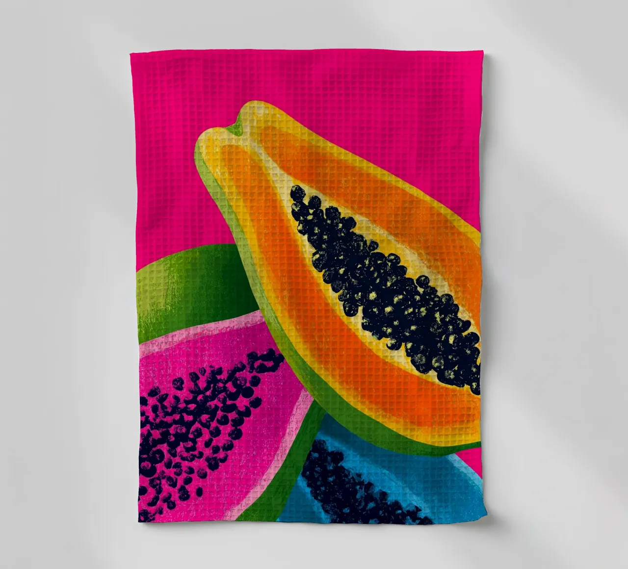 Papayes pop art torchon de Spice & Style