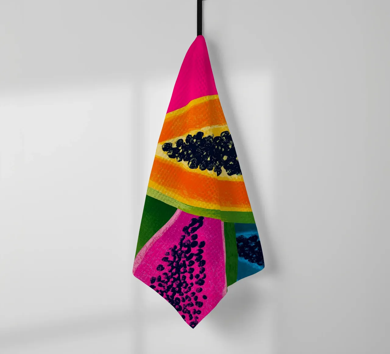 Papayes pop art torchon de Spice & Style
