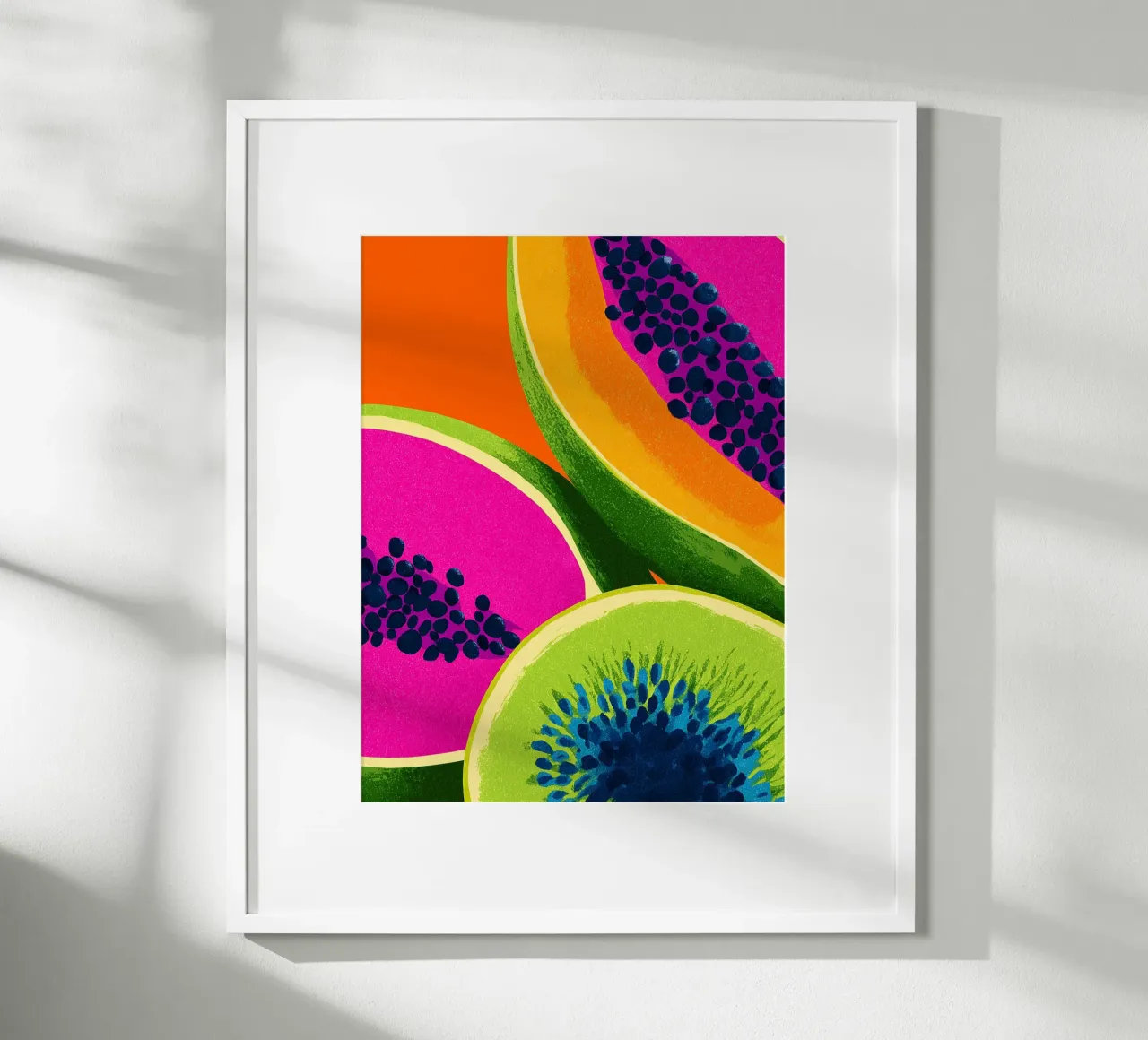 Esplosione di frutta pop art poster da Spice & Style