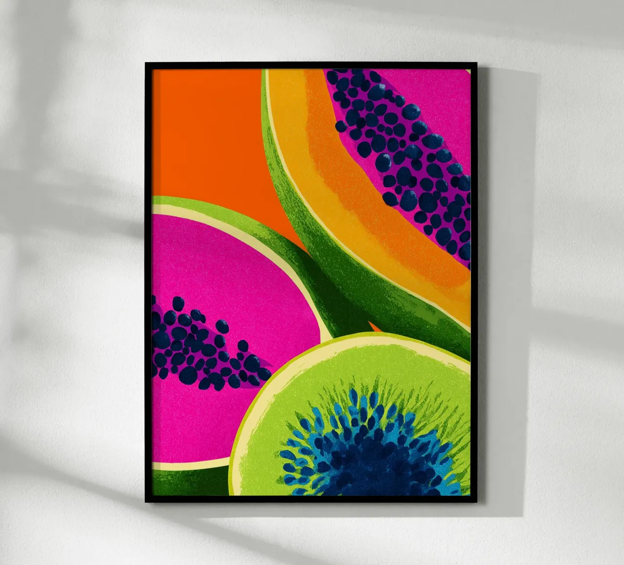 Esplosione di frutta pop art poster da Spice & Style