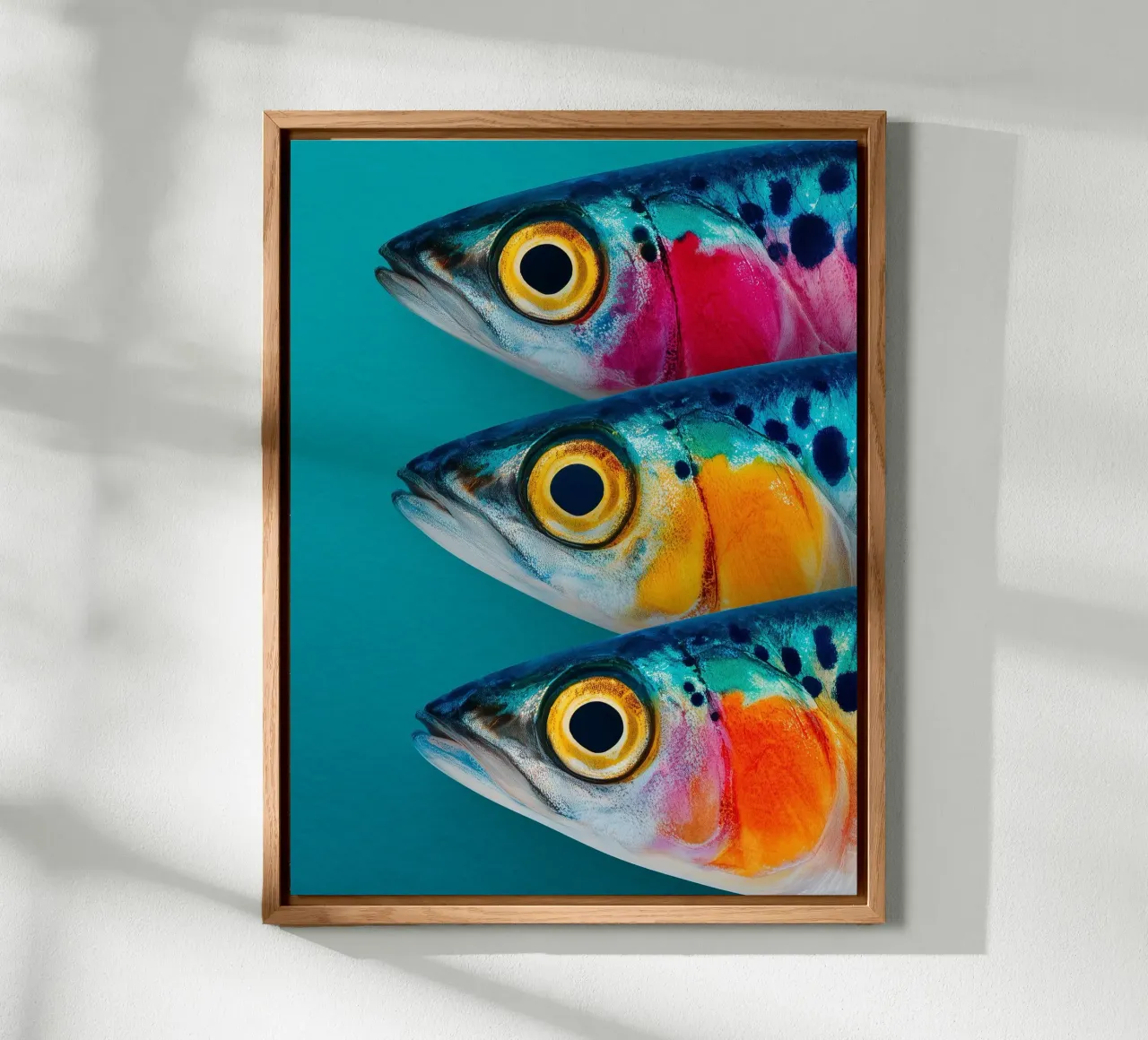 Sardine artistiche colorate alluminio dibond da Spice & Style
