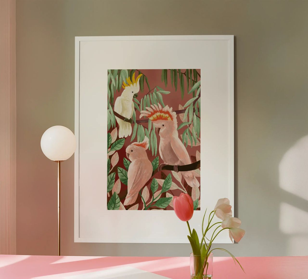 Cockatoos poster de Goed Blauw