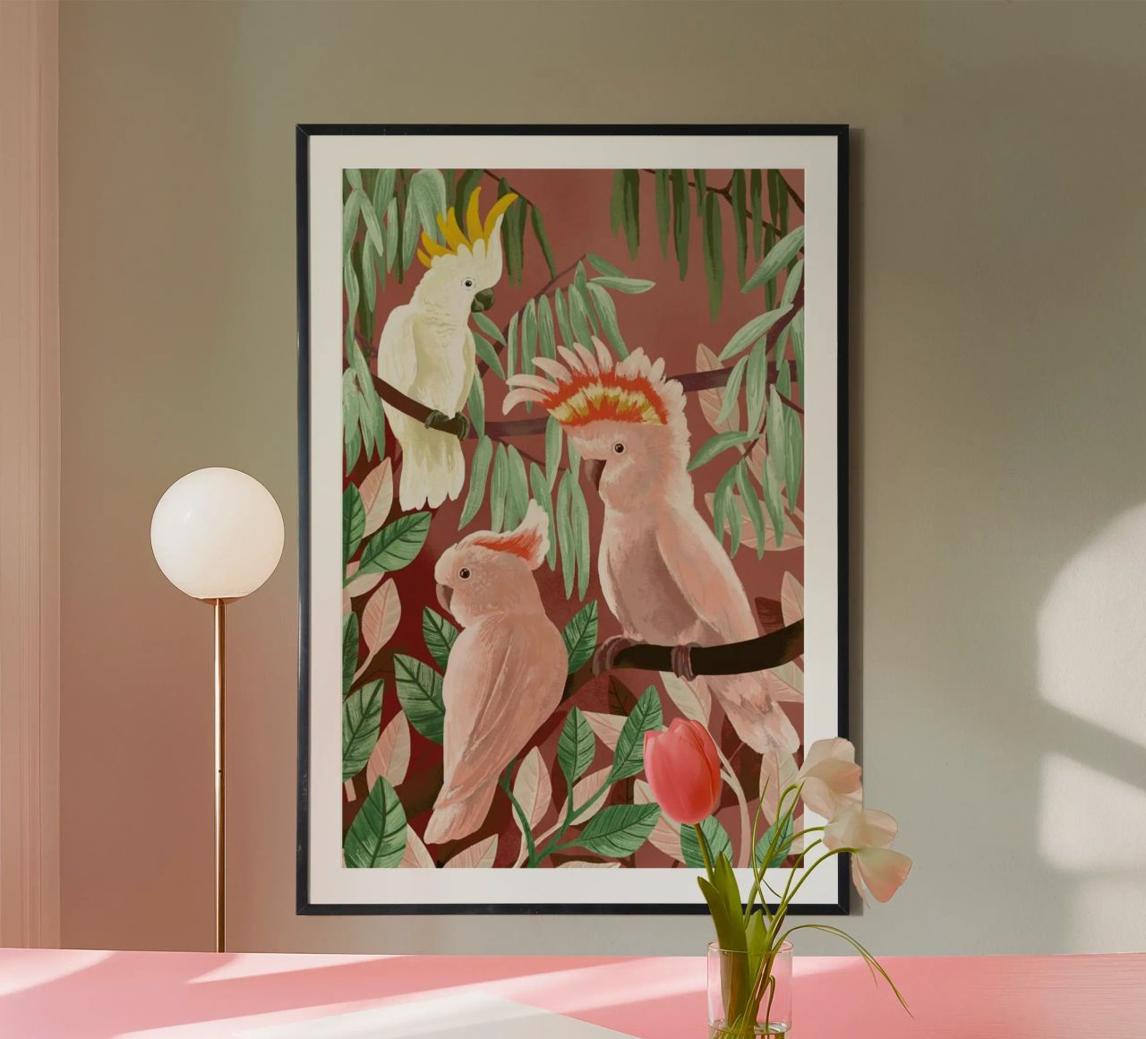 Cockatoos poster de Goed Blauw