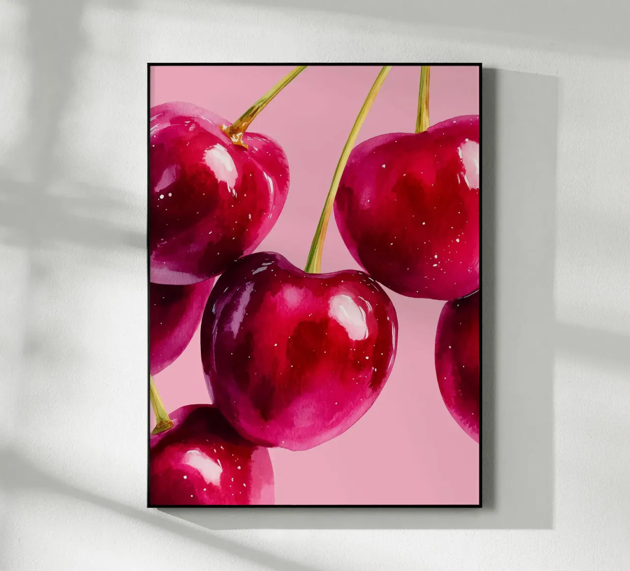 Ciliegie rosse succose plexiglass da Spice & Style