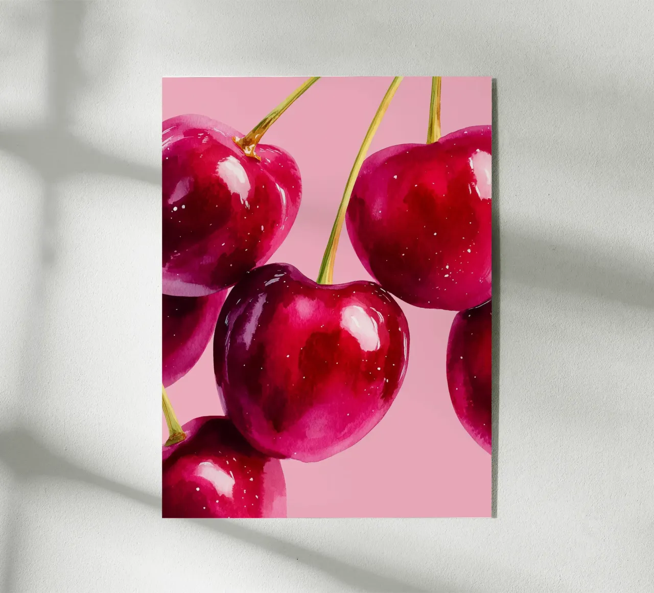 Ciliegie rosse succose plexiglass da Spice & Style