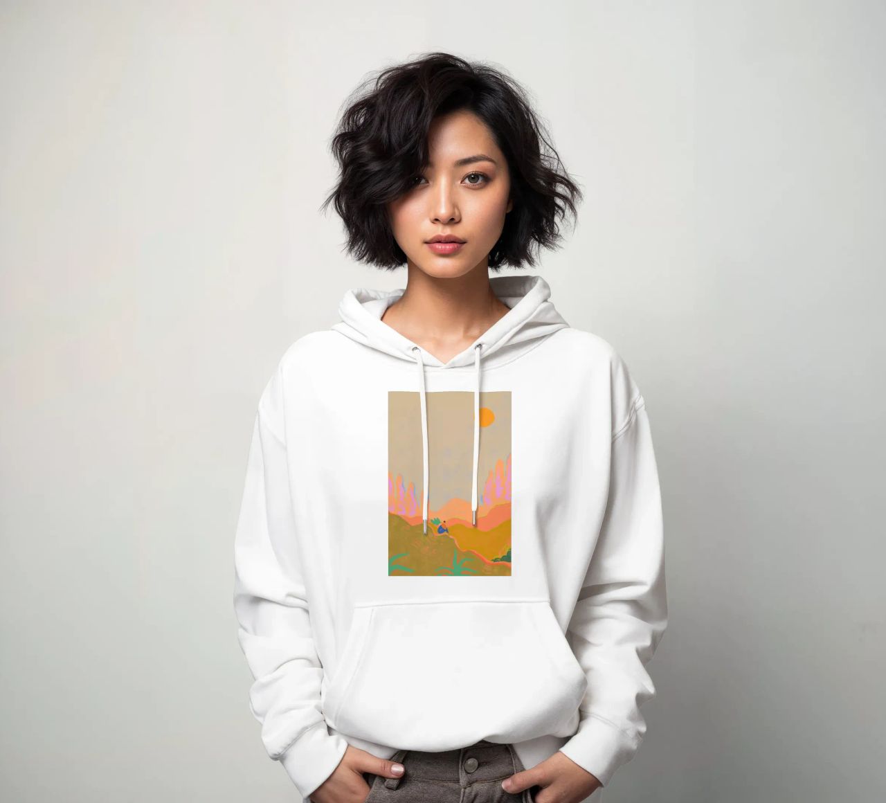 Wide open Spaces Hoodie von Arty Guava