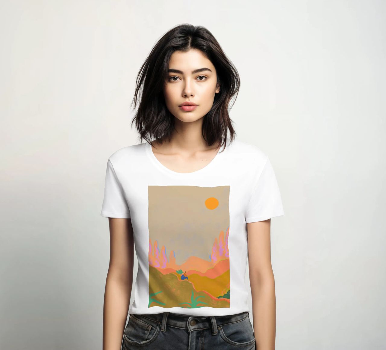 Wide open Spaces Frauen T-Shirt von Arty Guava