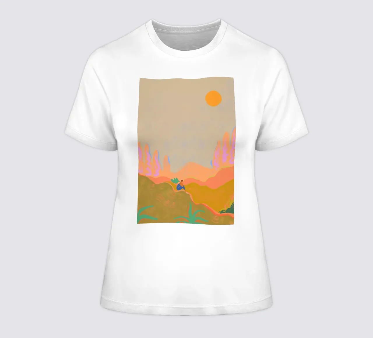 Wide open Spaces t-shirt da donna da Arty Guava