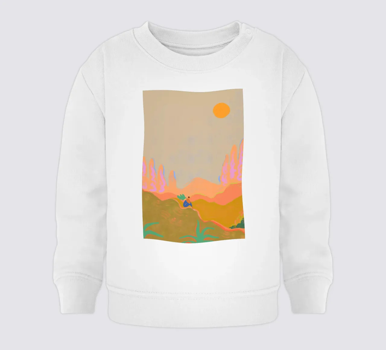 Wide open Spaces felpa neonato da Arty Guava