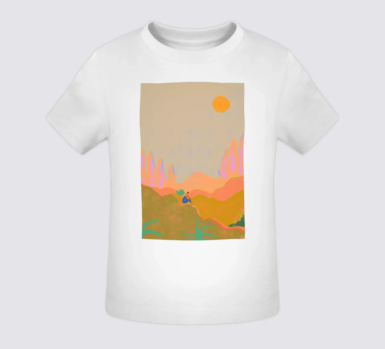 Wide open Spaces maglietta neonato da Arty Guava