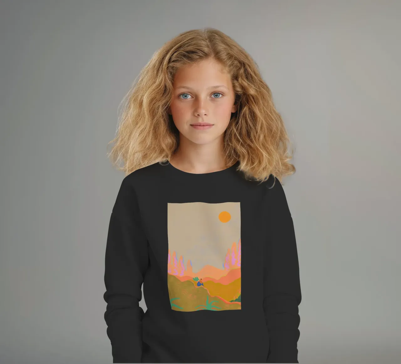 Wide open Spaces felpa bambino da Arty Guava