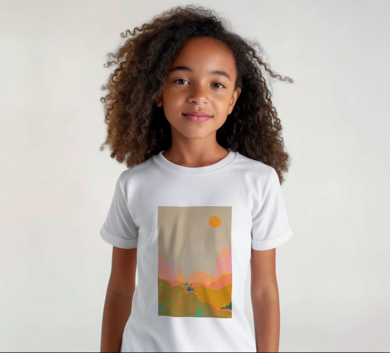 Wide open Spaces t-shirt bambini da Arty Guava