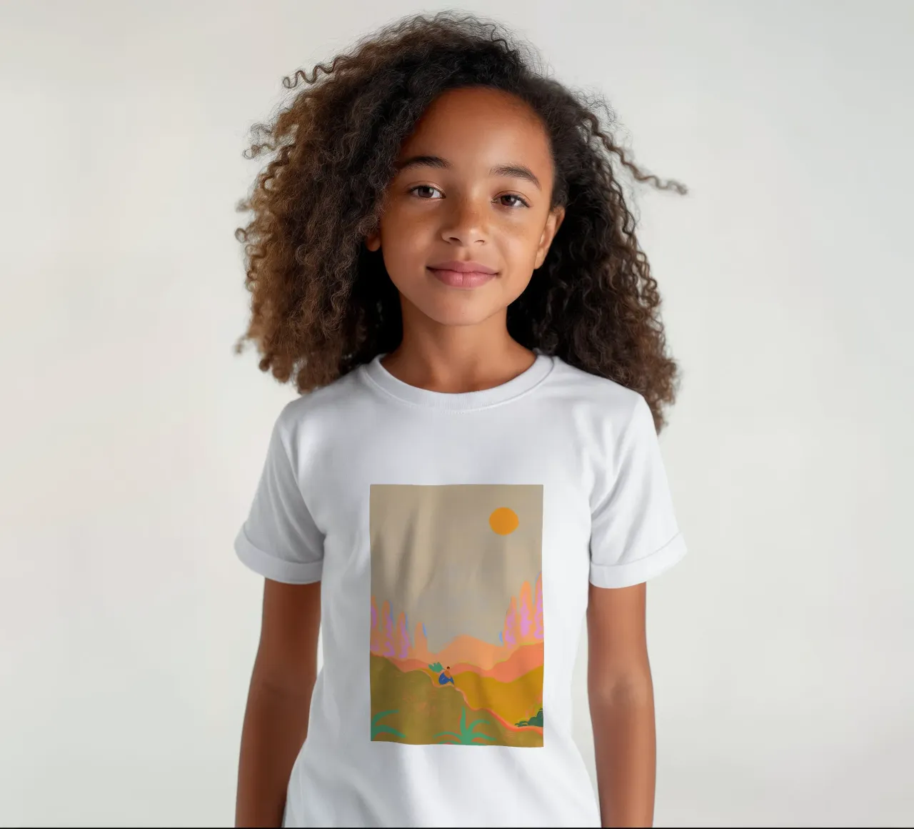 Wide open Spaces t-shirt bambini da Arty Guava
