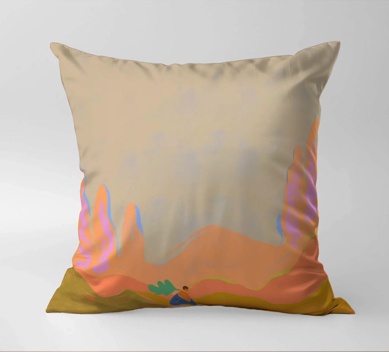 Wide open Spaces decorative cushion by Arty Guava