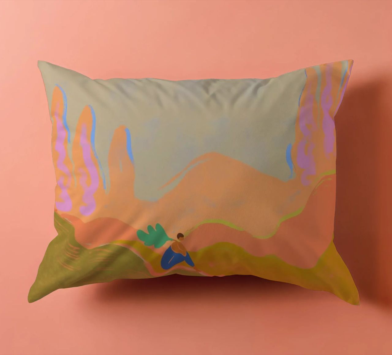 Wide open Spaces decorative cushion by Arty Guava