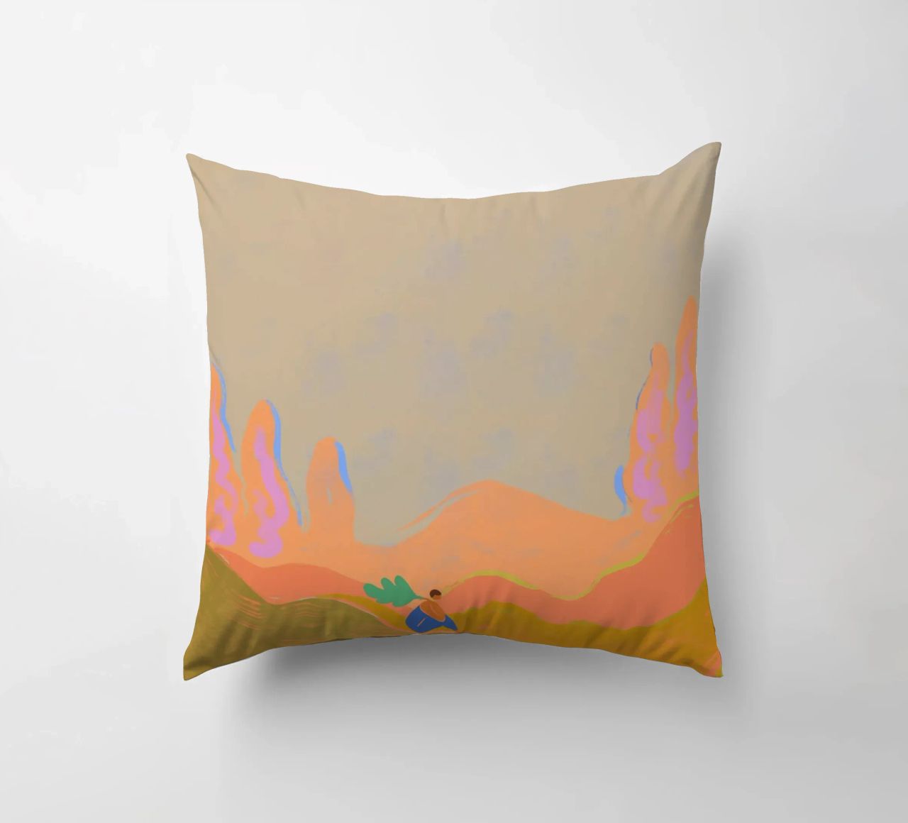 Wide open Spaces decorative cushion by Arty Guava