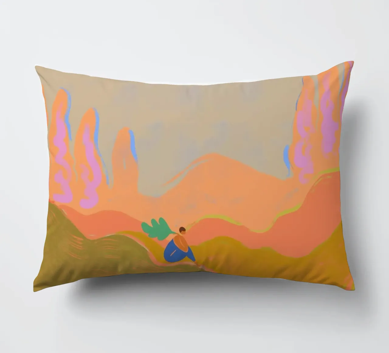 Wide open Spaces decorative cushion by Arty Guava