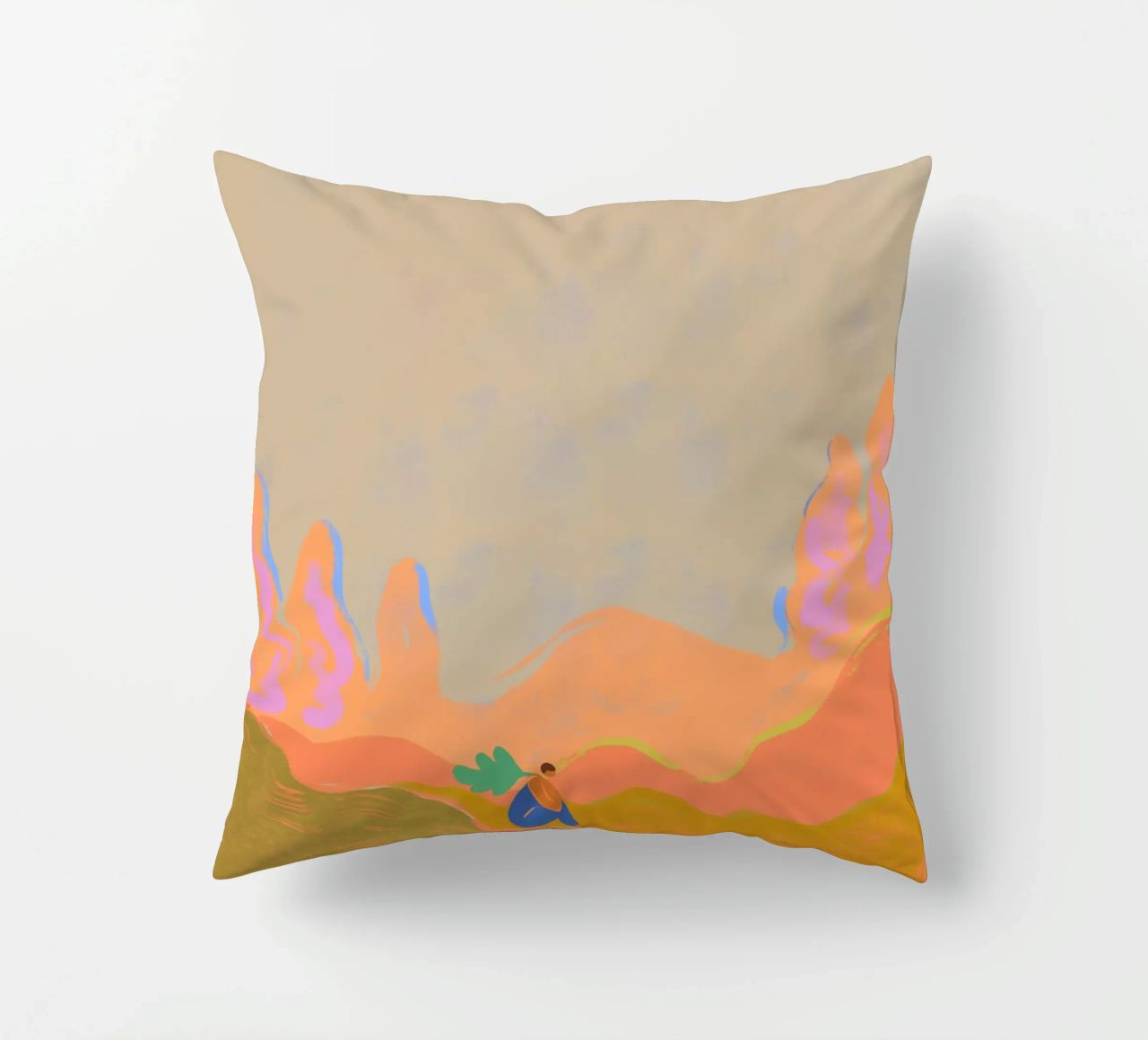 Wide open Spaces decorative cushion by Arty Guava