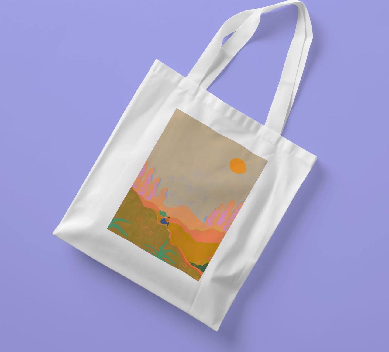 Wide open Spaces Jutebeutel von Arty Guava