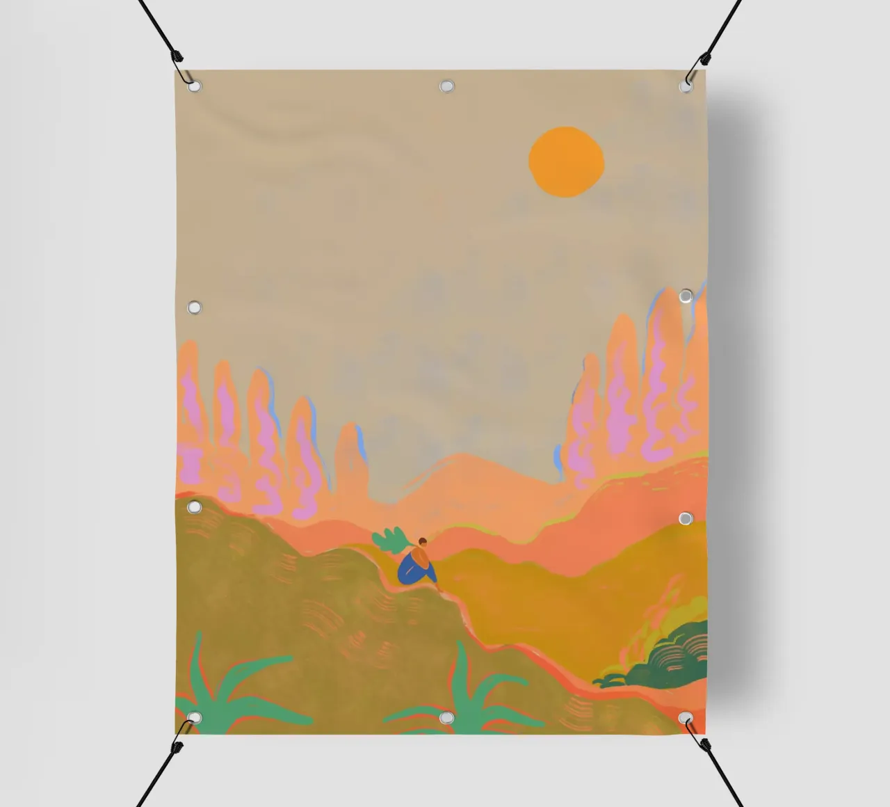 Wide open Spaces telo in pvc da Arty Guava