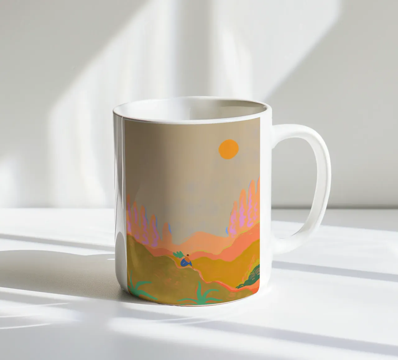 Wide open Spaces mug en céramique de Arty Guava