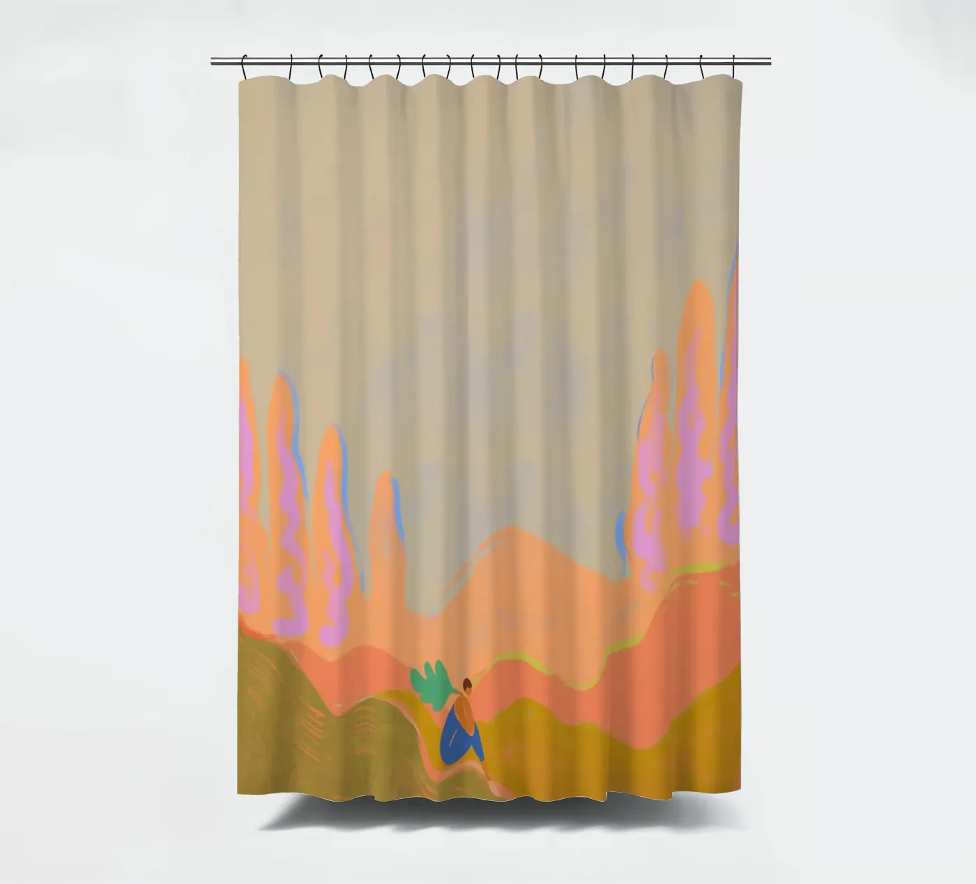 Wide open Spaces shower curtain by Arty Guava