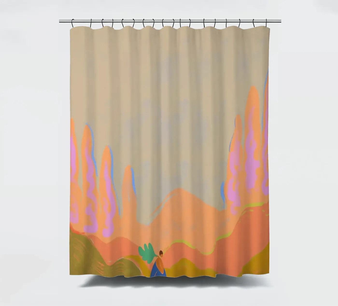 Wide open Spaces shower curtain by Arty Guava