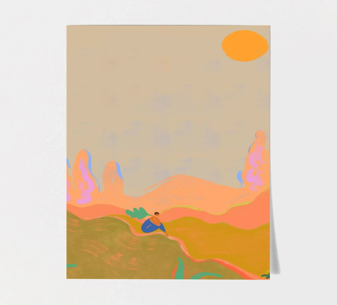 Wide open Spaces Stickerbogen von Arty Guava