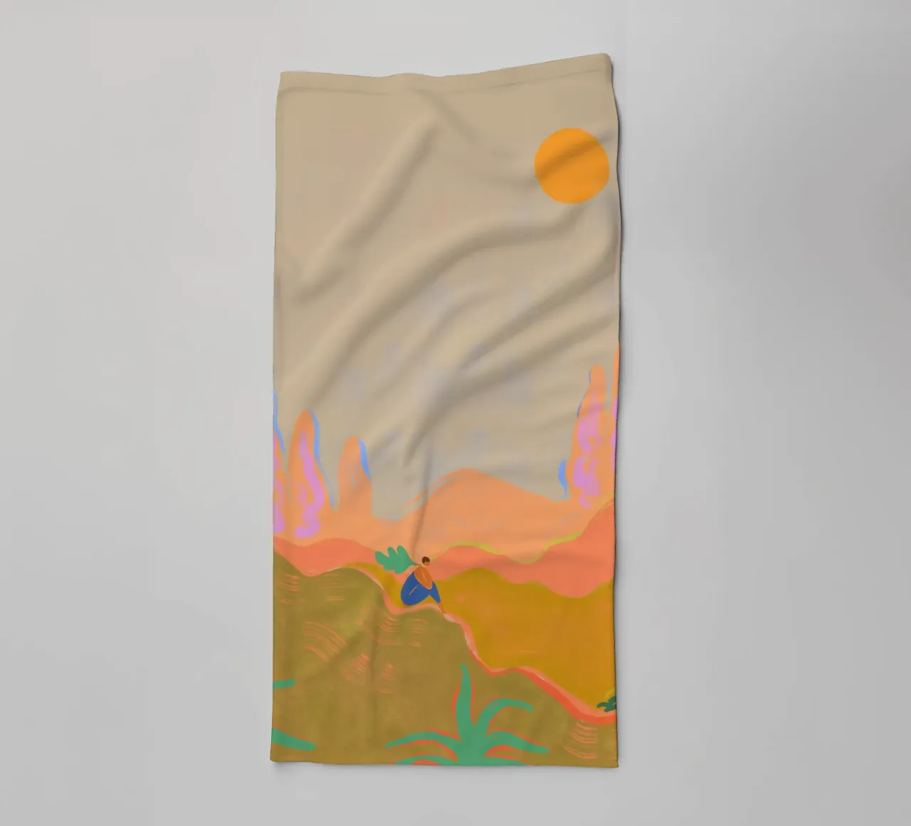 Wide open Spaces Handtuch von Arty Guava