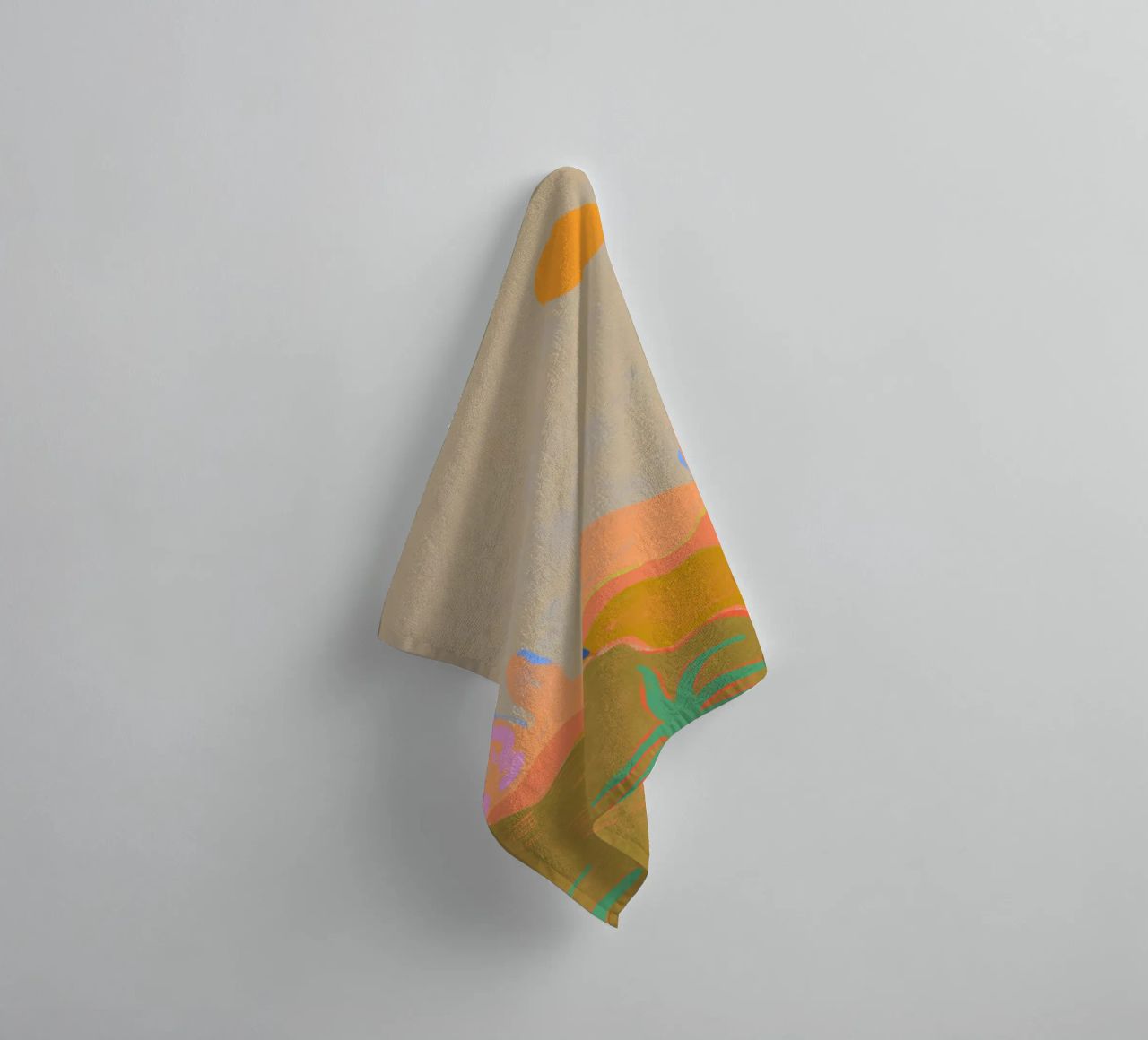 Wide open Spaces towel by Arty Guava