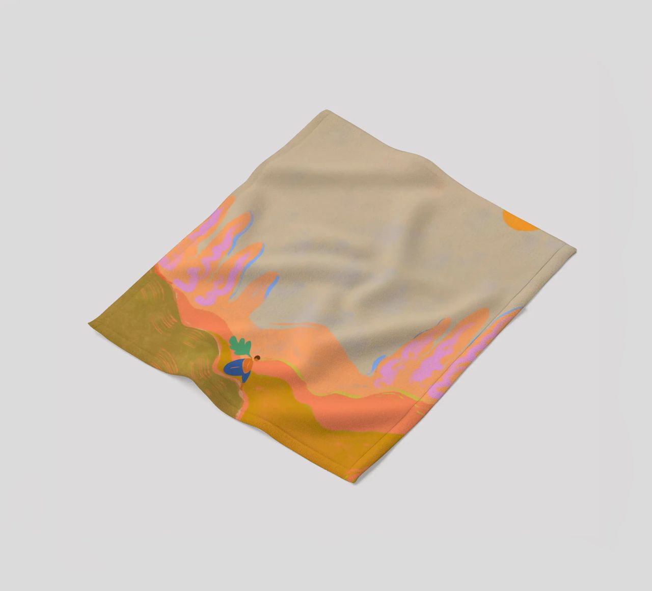 Wide open Spaces fleece blanket by Arty Guava