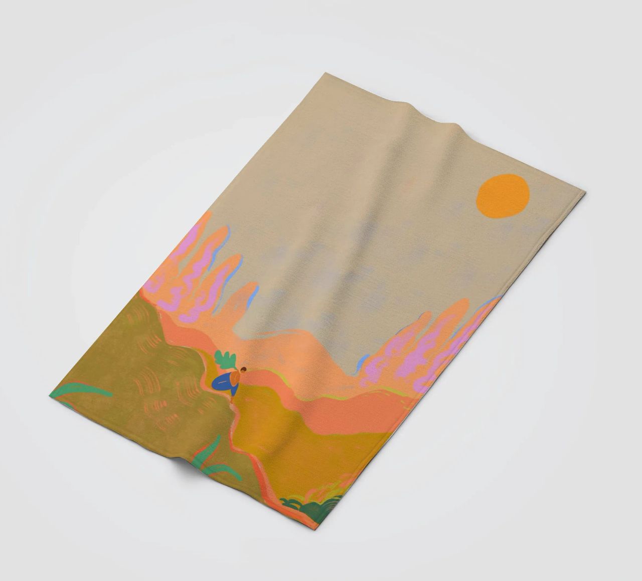 Wide open Spaces fleece blanket by Arty Guava