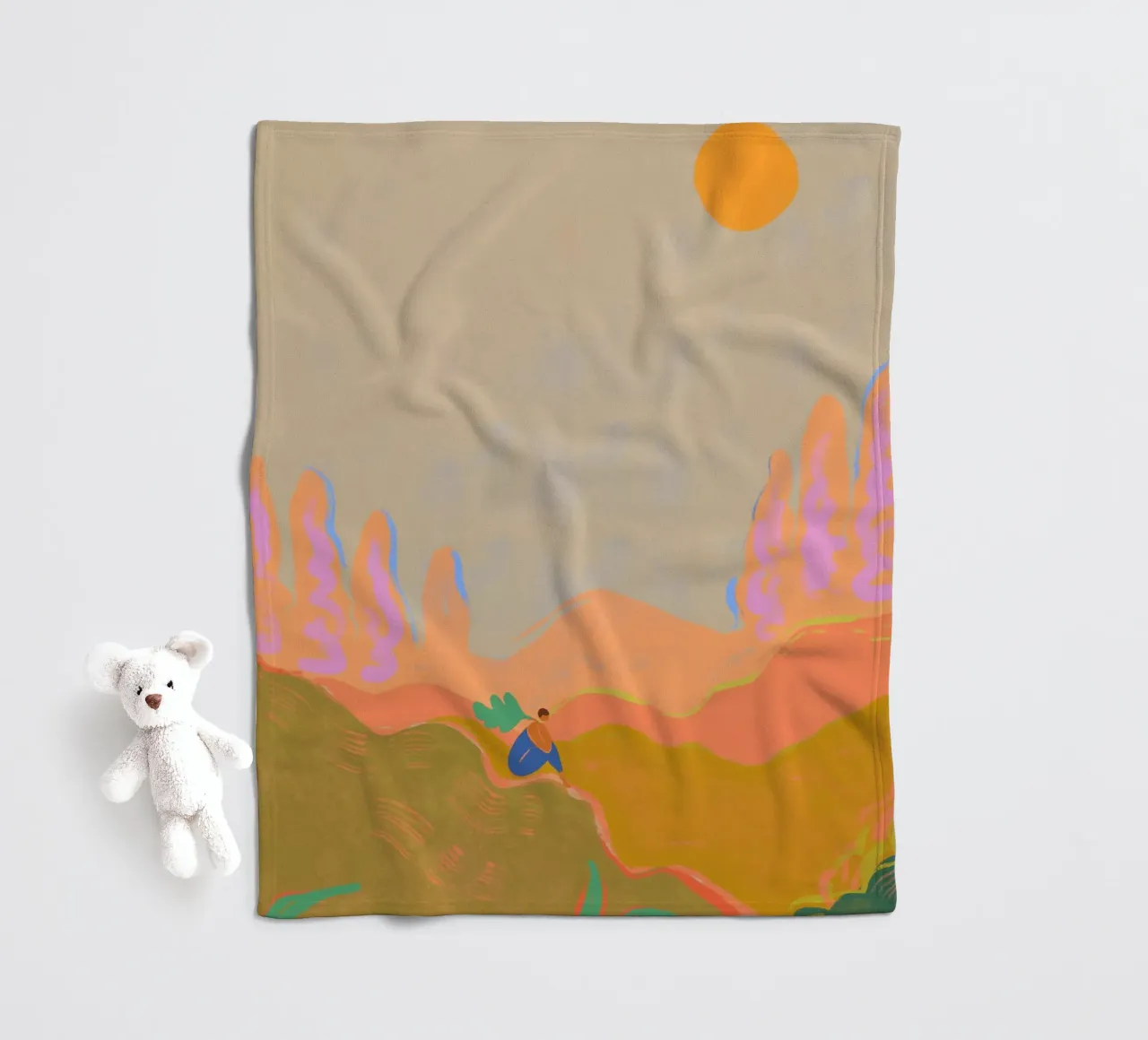 Wide open Spaces coperta in pile da Arty Guava