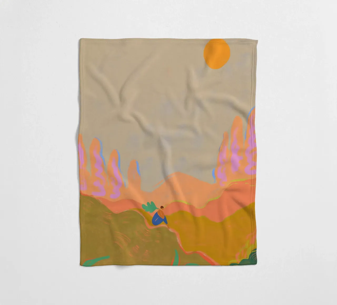 Wide open Spaces coperta in pile da Arty Guava