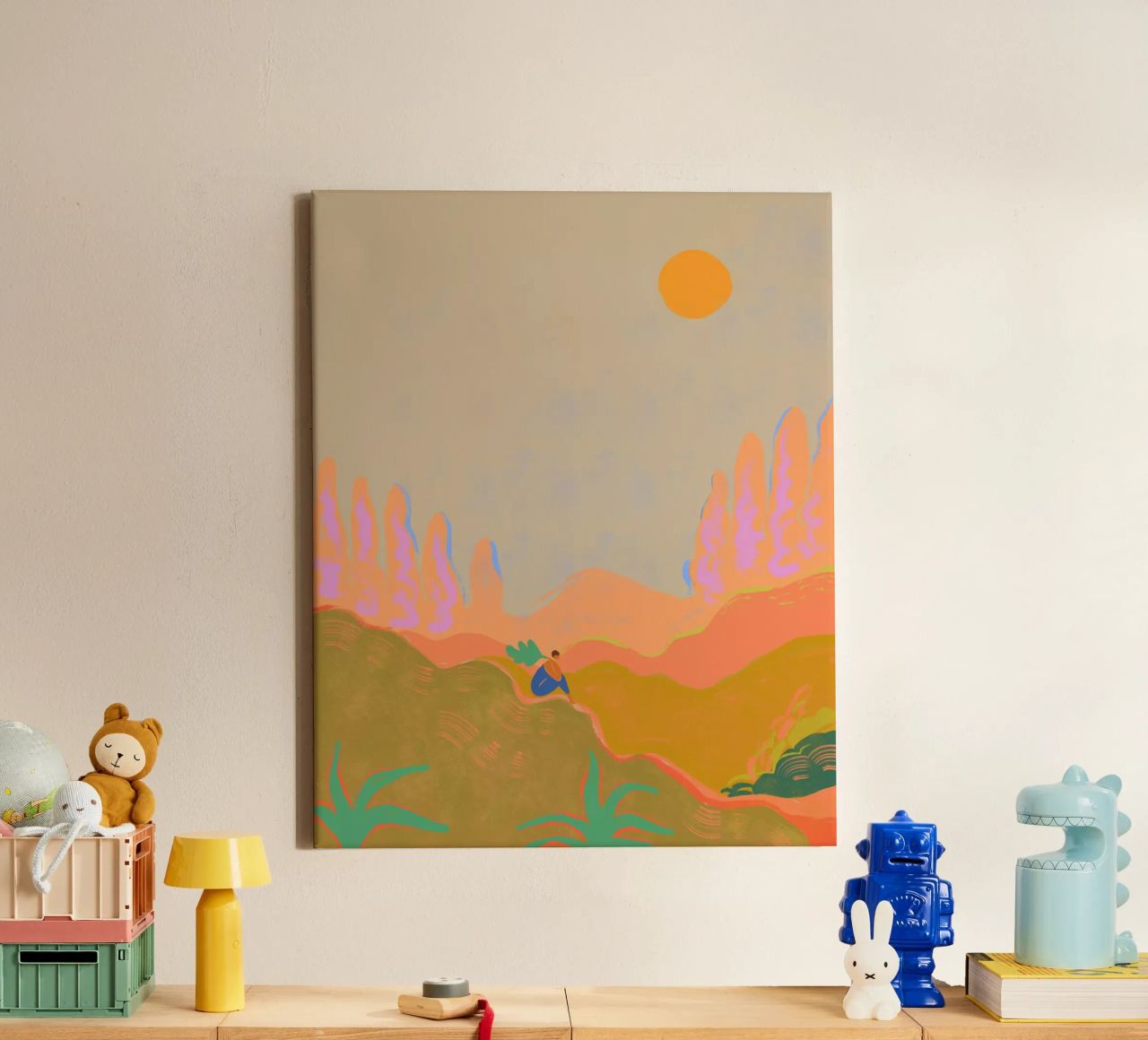 Wide open Spaces canvas by Arty Guava