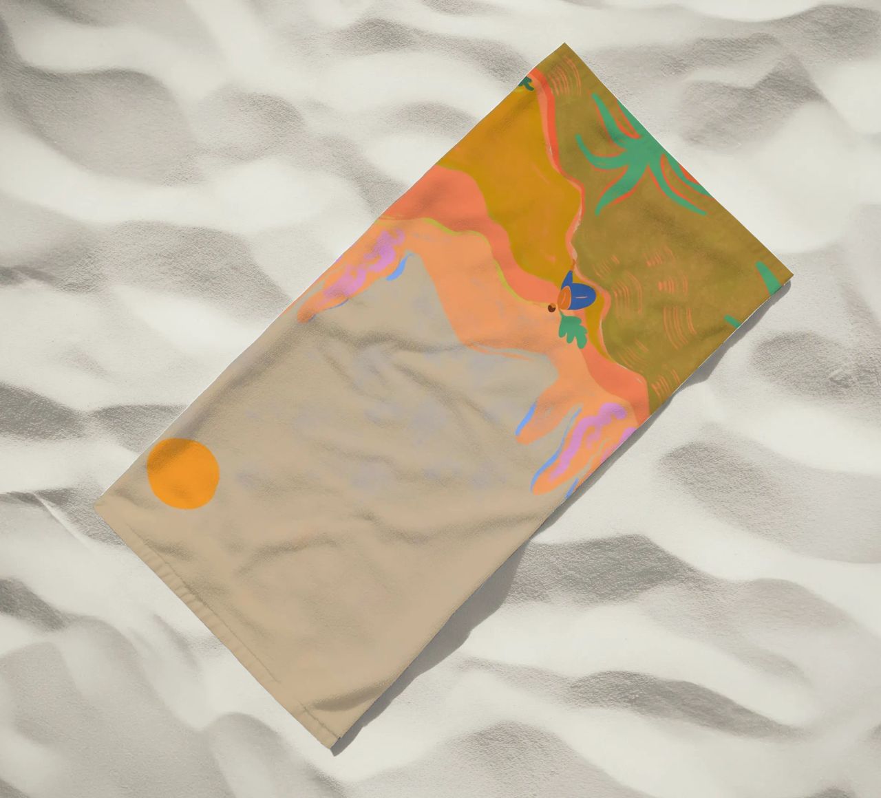 Wide open Spaces beach towel by Arty Guava