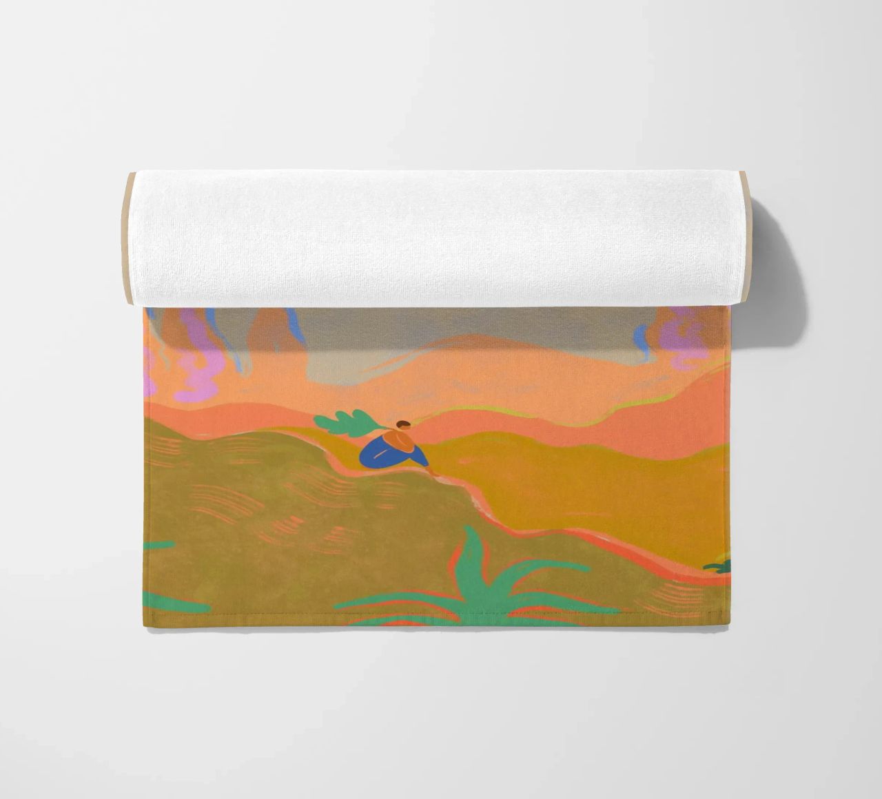 Wide open Spaces beach towel by Arty Guava