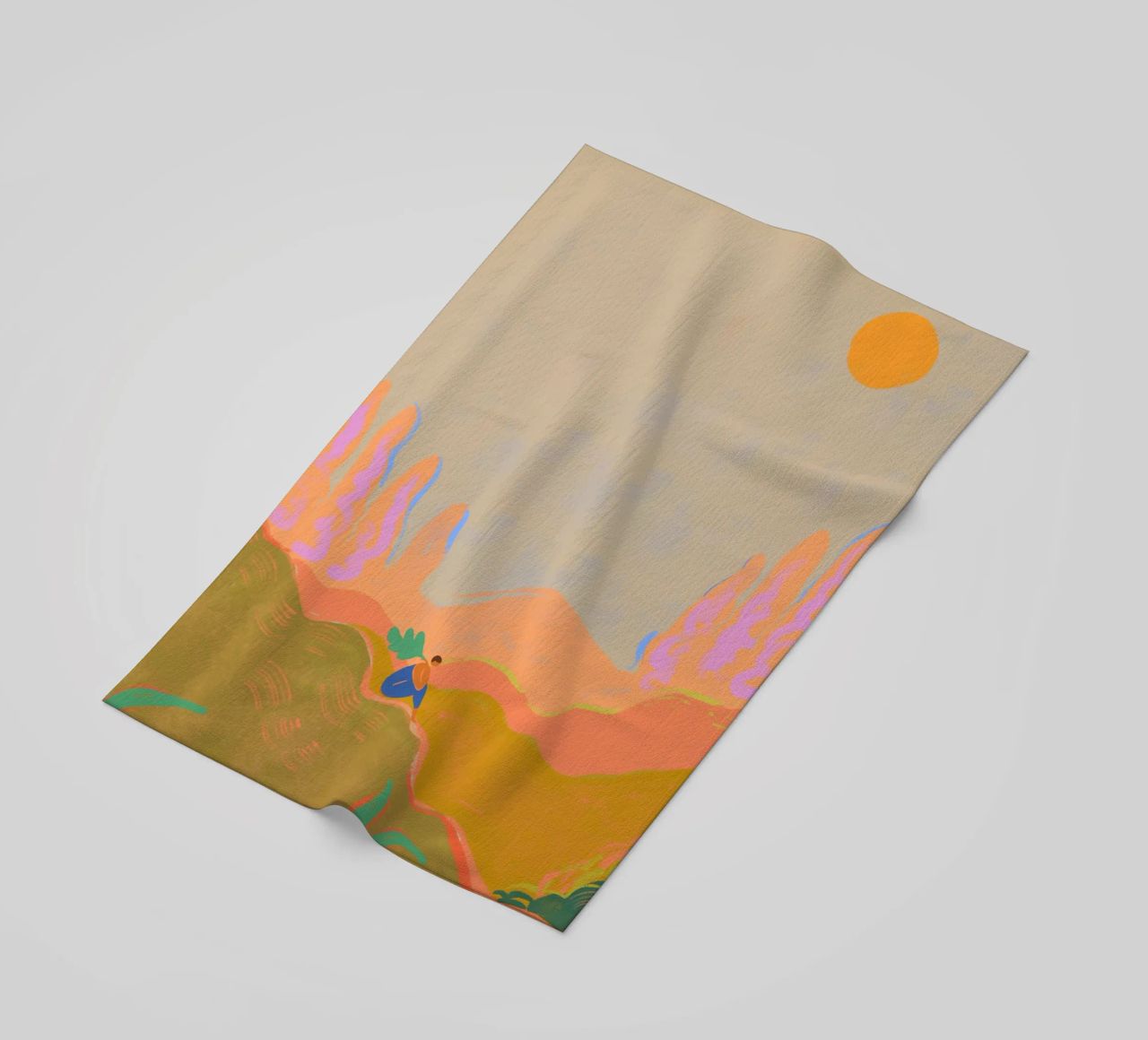 Wide open Spaces beach towel by Arty Guava