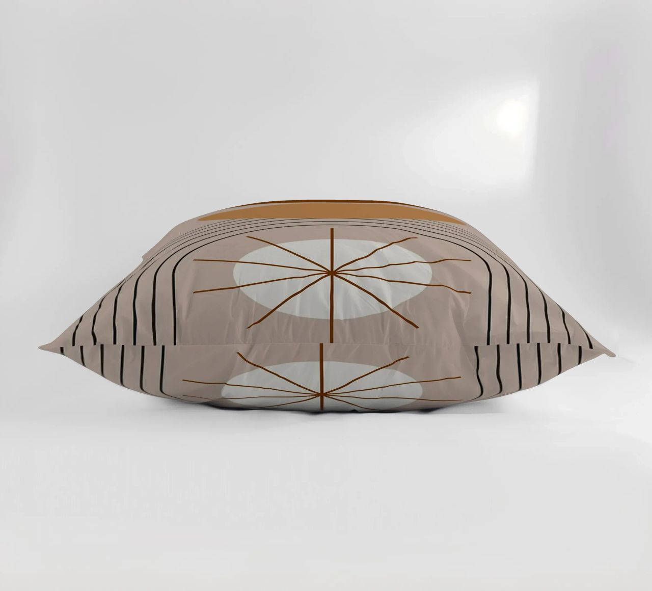 semicerchi stelle linee curve cuscino da Matthew W Smith